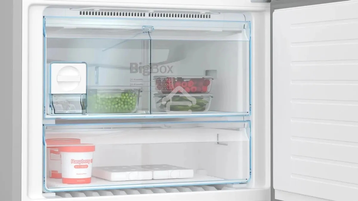 Холодильник Bosch KGN86AI32U серебристый двухкамерный 479/140л морозилка снизу