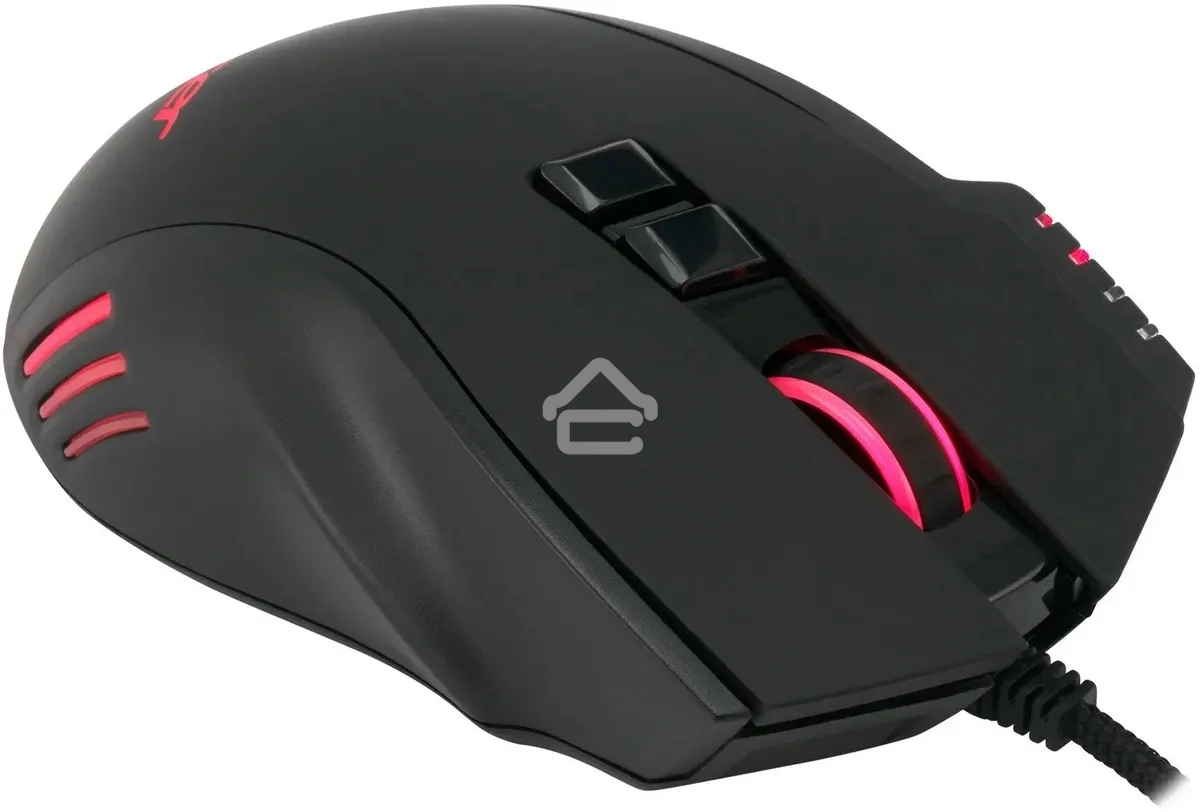 Мышь проводная Acer OMW150 черный, 4800 dpi, USB, кнопки - 8