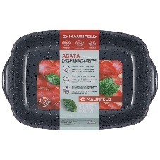 Форма для выпечки и запекания Maunfeld AGATA MF35AGT01BW из жаропрочной керамики 35x22,2x7,5 см