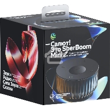 Умная колонка Sber Boom Mini 2 SBDV-00250A Салют черный 5W Mono BT/Wi-Fi