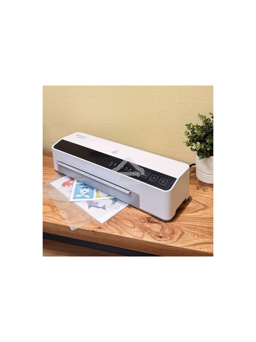 Ламинатор Office Kit L3306N белый/черный A3 (75-250мкм) 100см/мин (6вал.) хол.лам. лам.фото реверс
