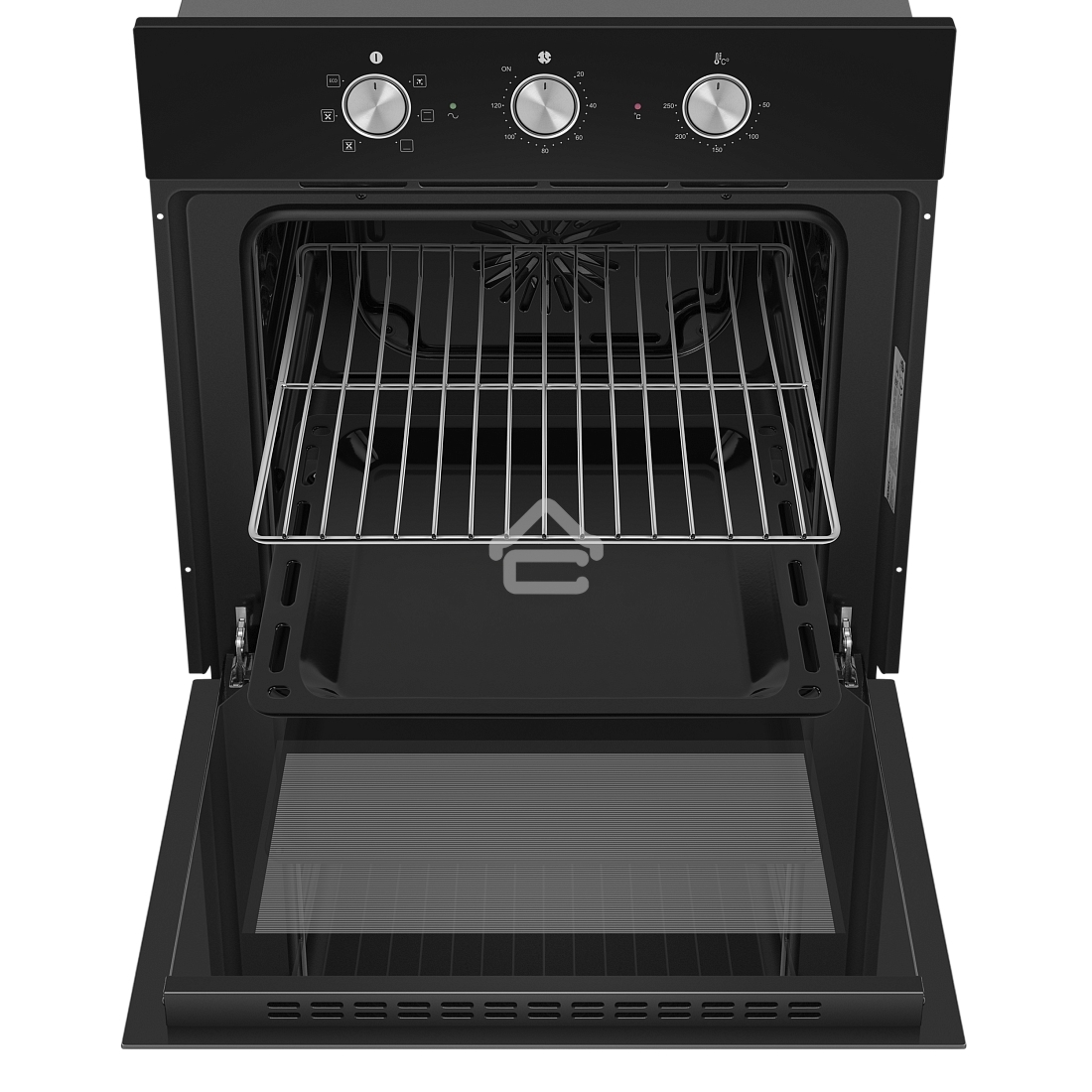 Духовой шкаф электрический HOMSair OEF606BK черный
