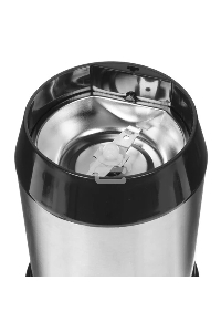 Кофемолка Centek CT-1362 (сталь) 200Вт, 60гр, стальн стакан, стальн чаша, прозрачная крышка