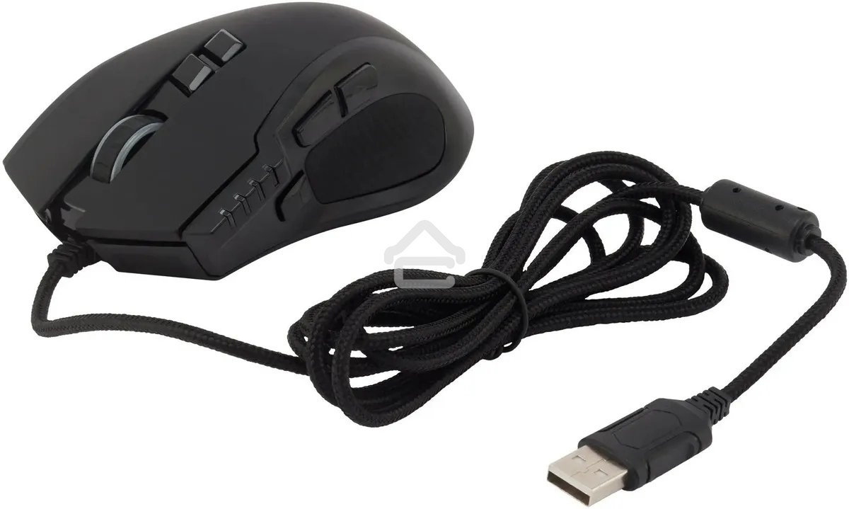 Мышь проводная Acer OMW150 черный, 4800 dpi, USB, кнопки - 8