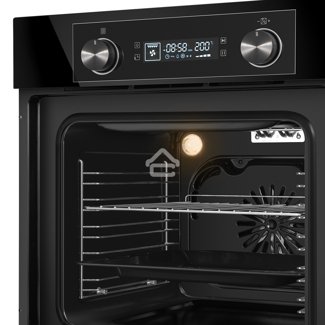 Духовой шкаф электрический HOMsair OEM6010BK черный