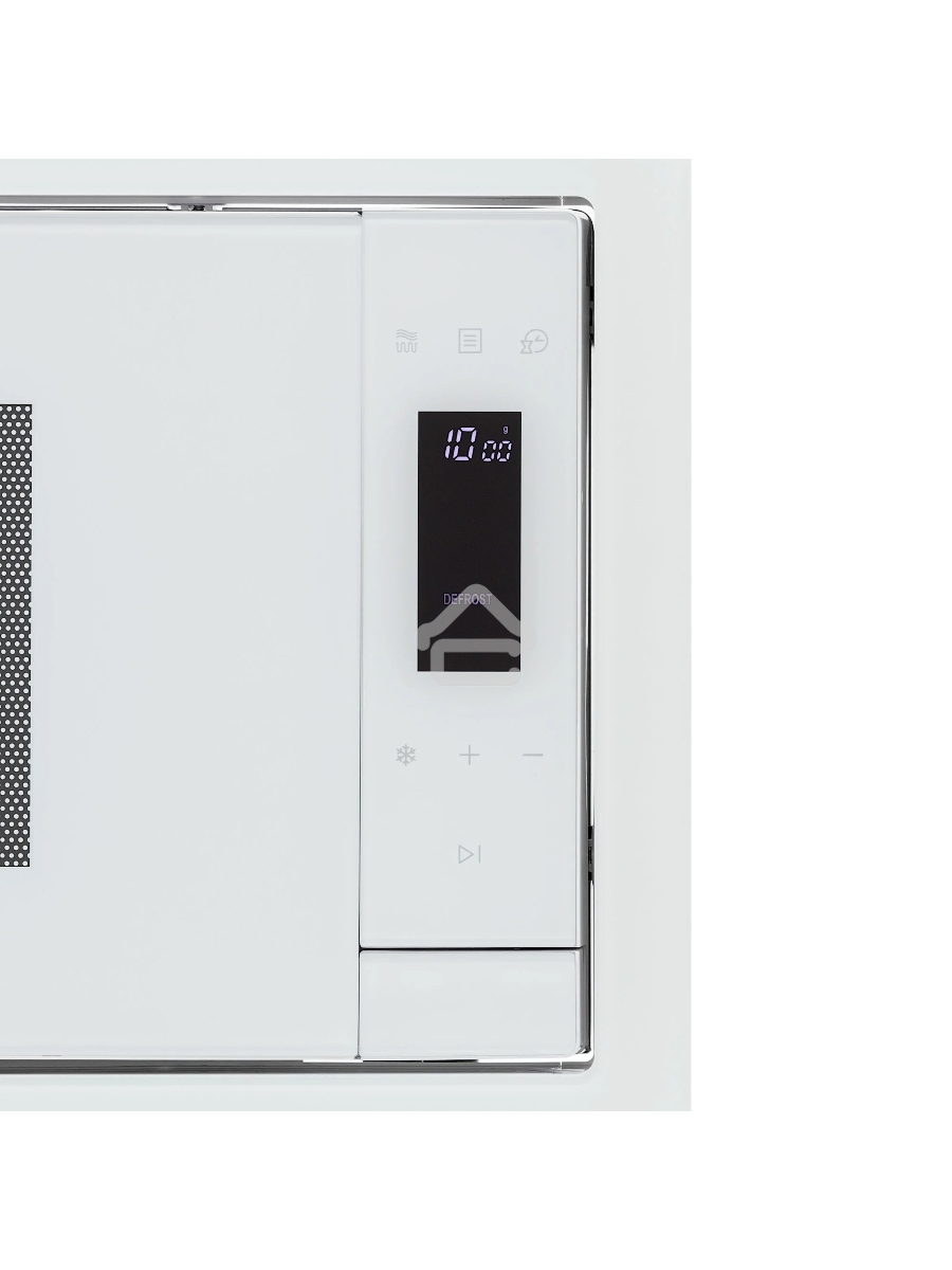 Микроволновая печь встраиваемая Krona ESSEN 60 WH DOTS белый, 31 л, 1000 Вт, переключатели - сенсор