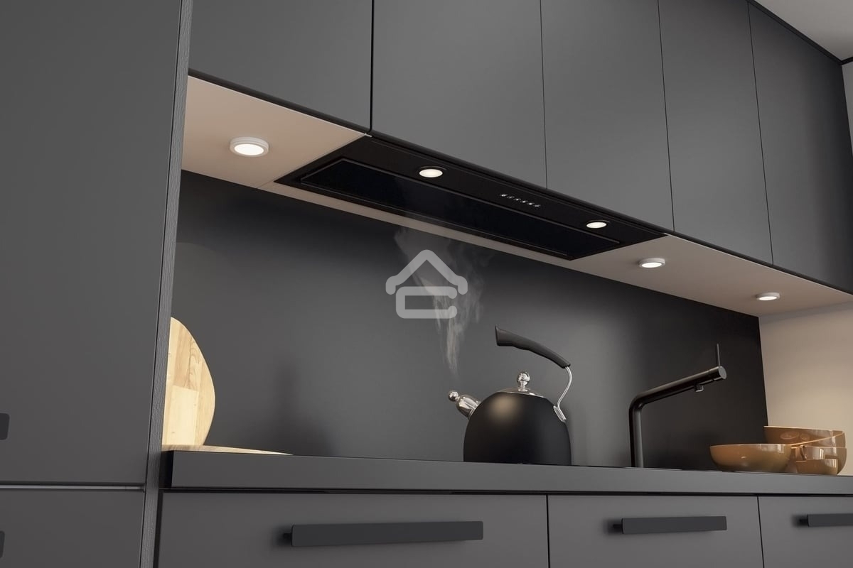 Вытяжка полностью встраиваемая Elikor Cube 90П-1000-Э4Д черный, 90 см, 1000 куб. м/ч, 69 дБ