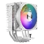 Кулер PCCooler R400 ARGB WH S115X/1200/1700/AM4/AM5 (TDP 180W, 90mm ARGB Fan, 4 тепловые трубки 6мм, 650-2200RPM, 28,3dBa)