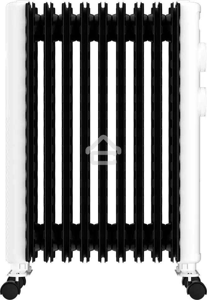 Обогреватель масляный Royal Clima Laggio Nero ROR-LN9-2000M, с терморегулятором, 2000Вт, 8 секций, 3 режима, белый/серый