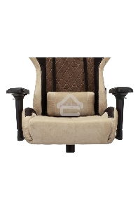 Кресло игровое Бюрократ VIKING 7 KNIGHT BR FABRIC коричневый текстиль/эко.кожа крестовина металл/пластик