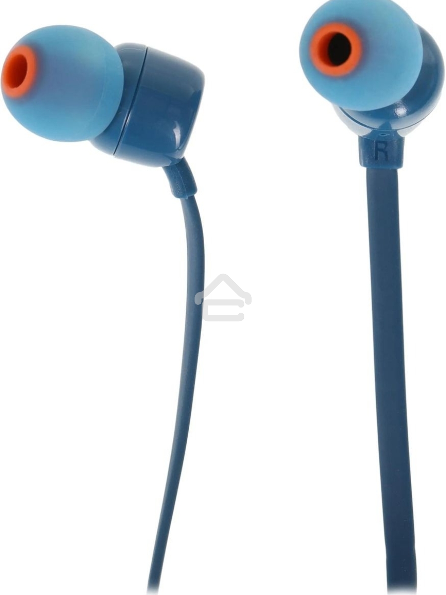 Наушники JBL Tune 110, 3.5 мм, внутриканальные, синий