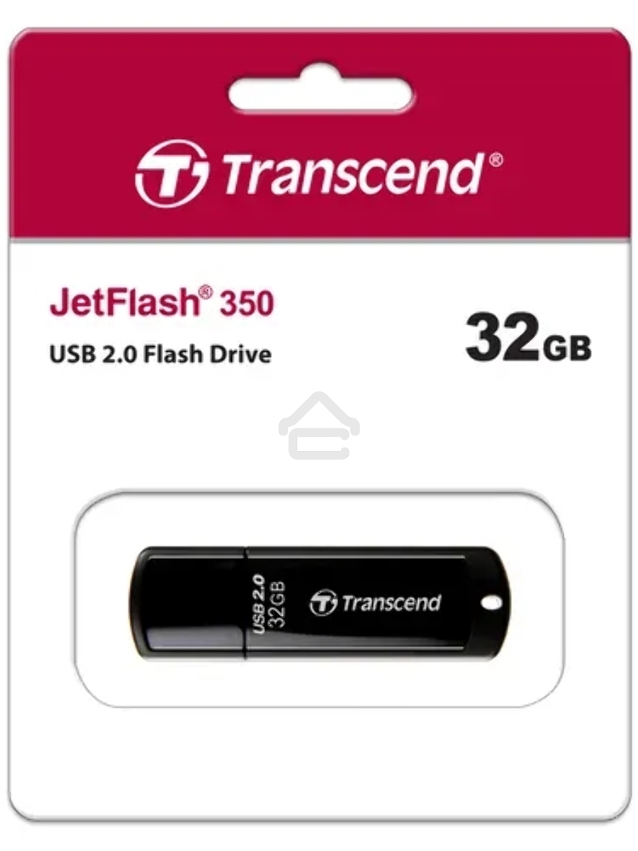 Флеш диск Transcend 32Gb Jetflash 350 TS32GJF350 USB2.0 черный