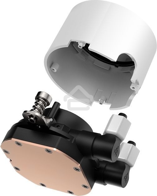 Система жидкостного охлаждения PcCooler DA360 WH ARGB Soc-AM5/AM4/1200/1700/1851 белый 4-pin Al 300W Ret (DA360-WHAWXX-GL)