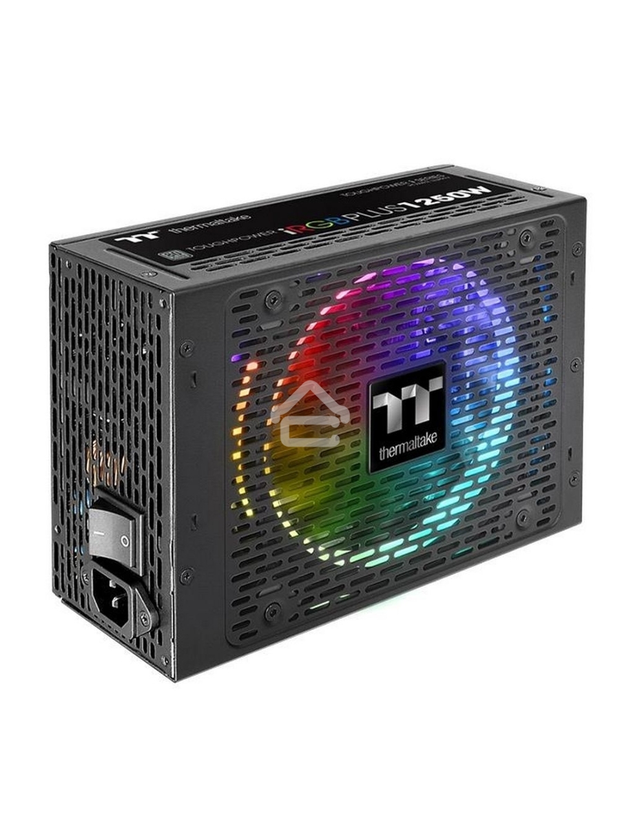 Блок питания Thermaltake ToughPower iRGB PLUS (PS-TPI-1250F3FDTE-1), 1250Вт, 80 PLUS Titanium, 140мм, модульный, черный