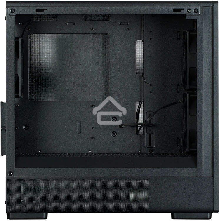 Компьютерный корпус Zalman P10 NAMU, MATX, BLACK, WINDOW, FRONT COVER WALNUT, 2x3.5