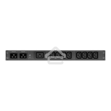 Стоечный автоматический переключатель ввода резерва APC Rack ATS, 230V, 16A, C20 in, (8) C13 (1) C19 out