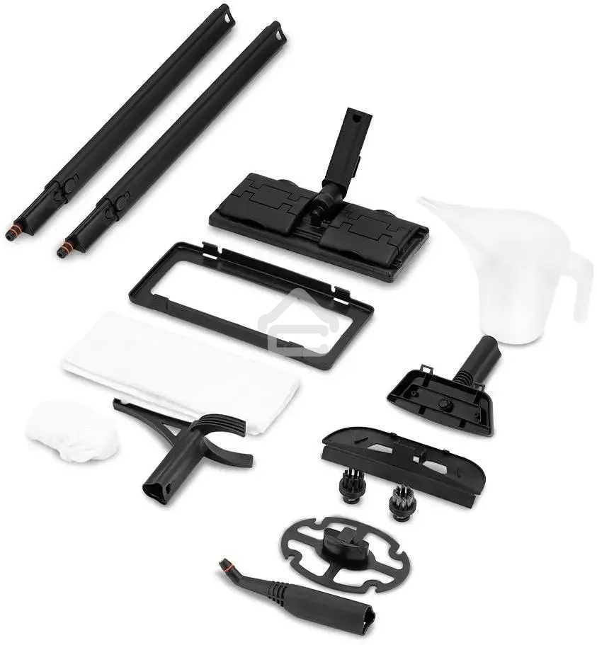 Пароочиститель напольный Kitfort КТ-9185 2000Вт черный/сиреневый