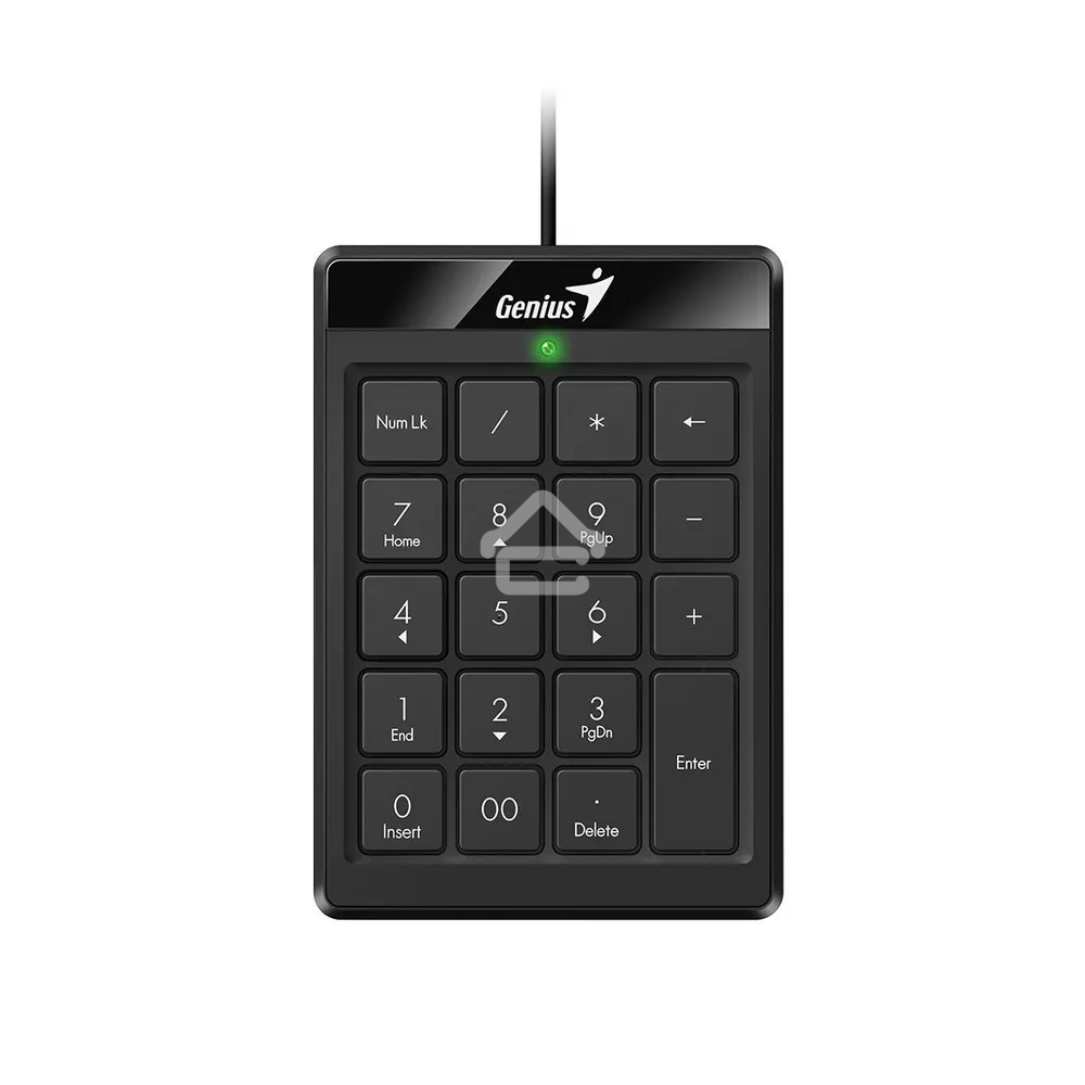 Клавиатура проводная Genius NumPad 110, 19 keys, USB, color: черный
