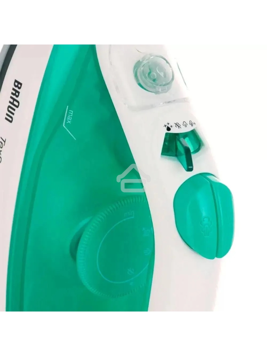 Утюг Braun SI 1040 GR 2000 Вт, бирюзовый/белый