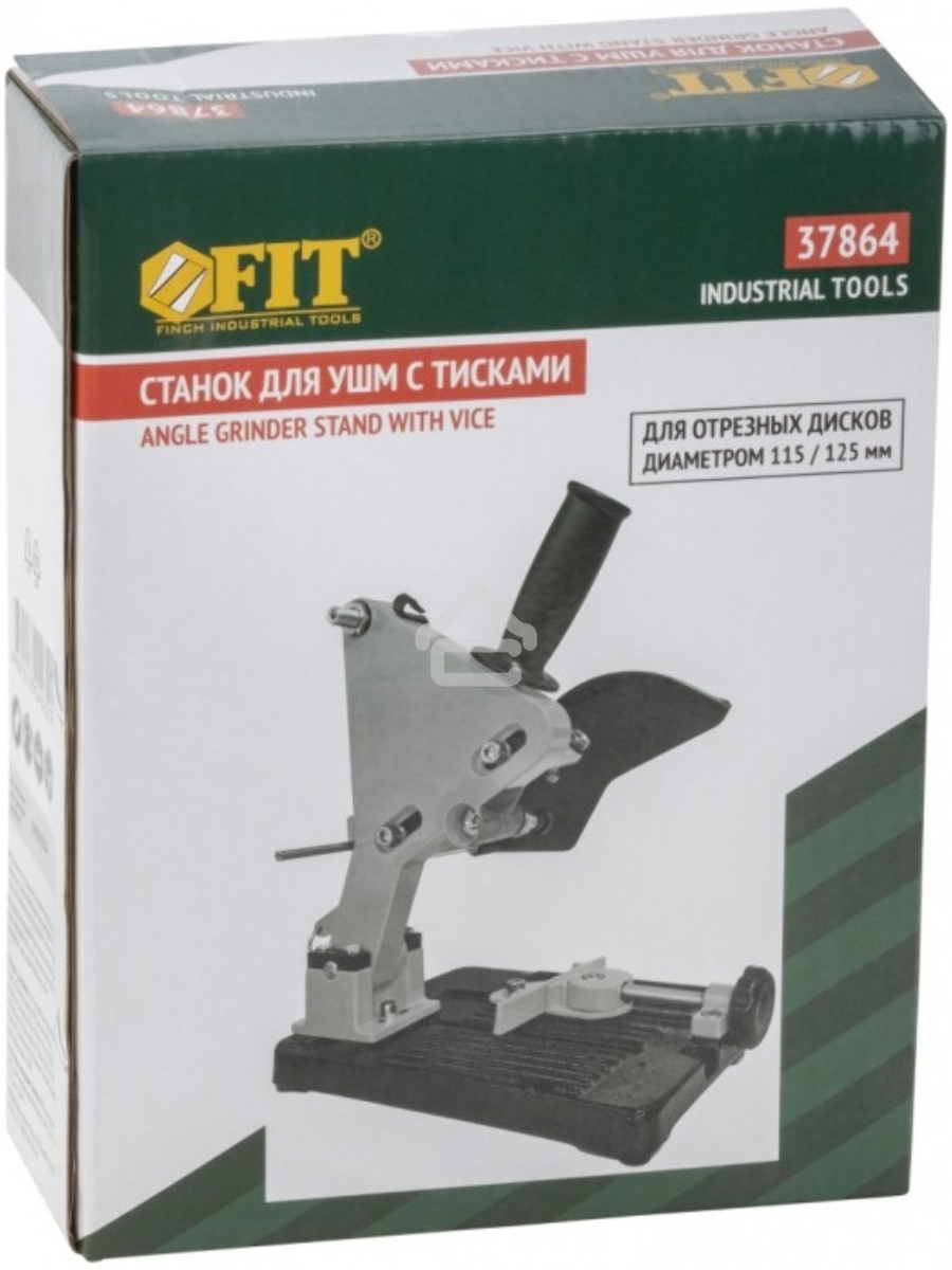 Станок Fit 37864 для УШМ усиленный, диски 115-125 мм