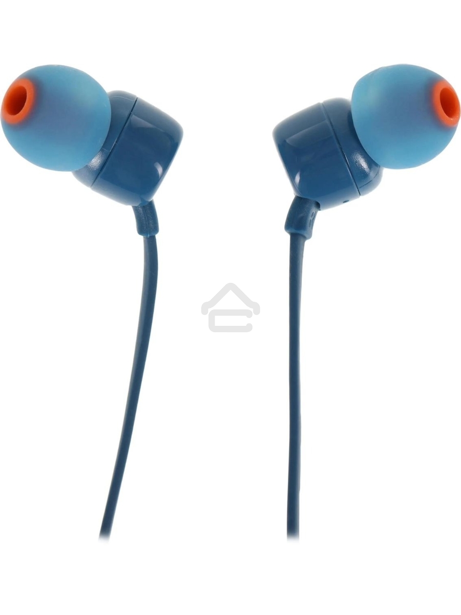 Наушники JBL Tune 110, 3.5 мм, внутриканальные, синий