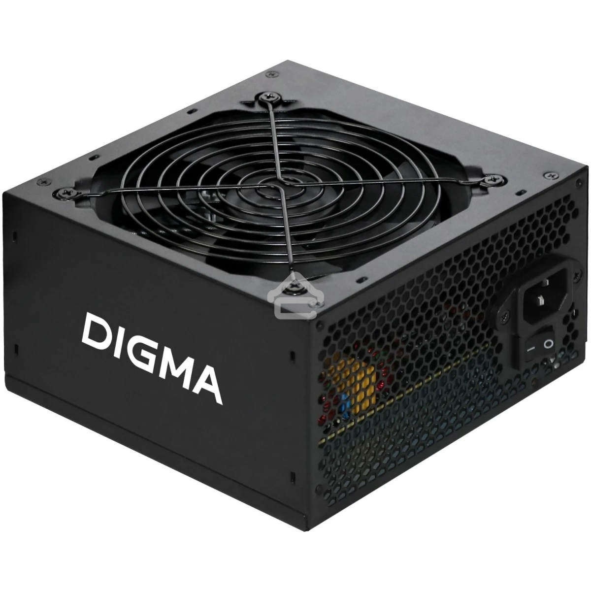 Блок питания Digma DPSU-600W-WH RTL, 600Вт, 80 PLUS, 120мм, черный