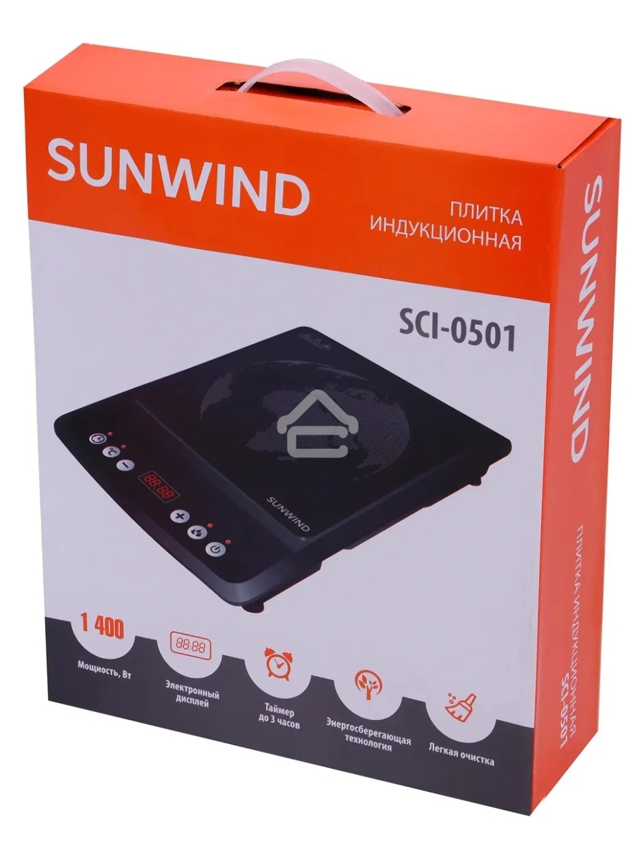 Плита Индукционная SunWind SCI-0501 черный стеклокерамика (настольная)