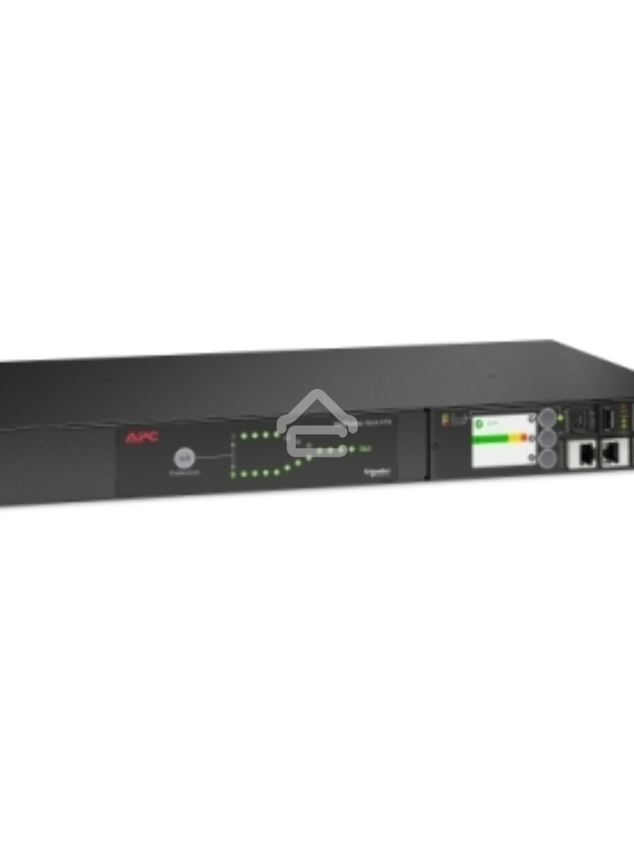 Стоечный автоматический переключатель ввода резерва APC Rack ATS, 230V, 16A, C20 in, (8) C13 (1) C19 out