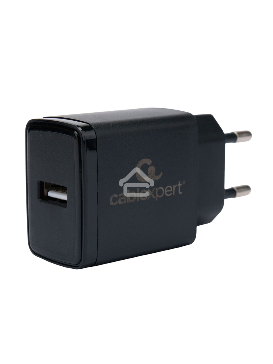 Зарядное устройство Cablexpert MP3A-PC-57, 5Вт, 1А, 1хUSB, черный, пакет