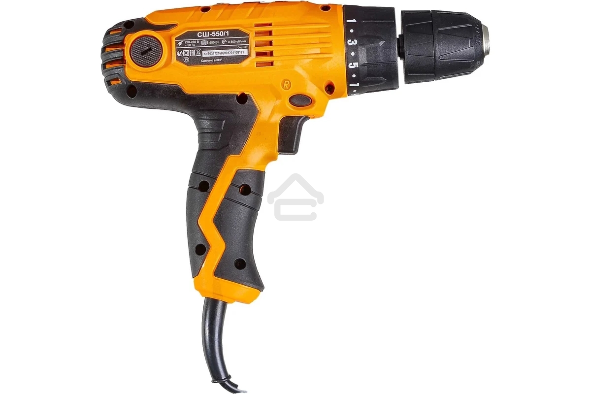 Шуруповерт Вихрь СШ-550/1 72/16/2, Сетевой, 550 Вт
