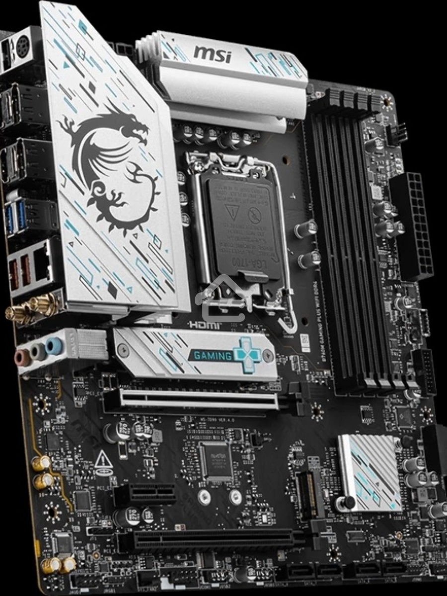 Материнская плата MSI B760M GAMING PLUS WIFI DDR4, LGA1700, Intel B760, 4xDDR4, 4xSATA, 2xM.2, 1xPCIe 4.0 x16, 1xPCIe 4.0 x4, 2xPCIe 3.0 x1, 2xDP, 2xHDMI, 1x2.5Gb LAN, Wi-Fi 6E, Bluetooth 5.3, 4xUSB-A 5Gbps, 6xUSB-A 2.0, 3x3.5 мм, 7.1, mATX