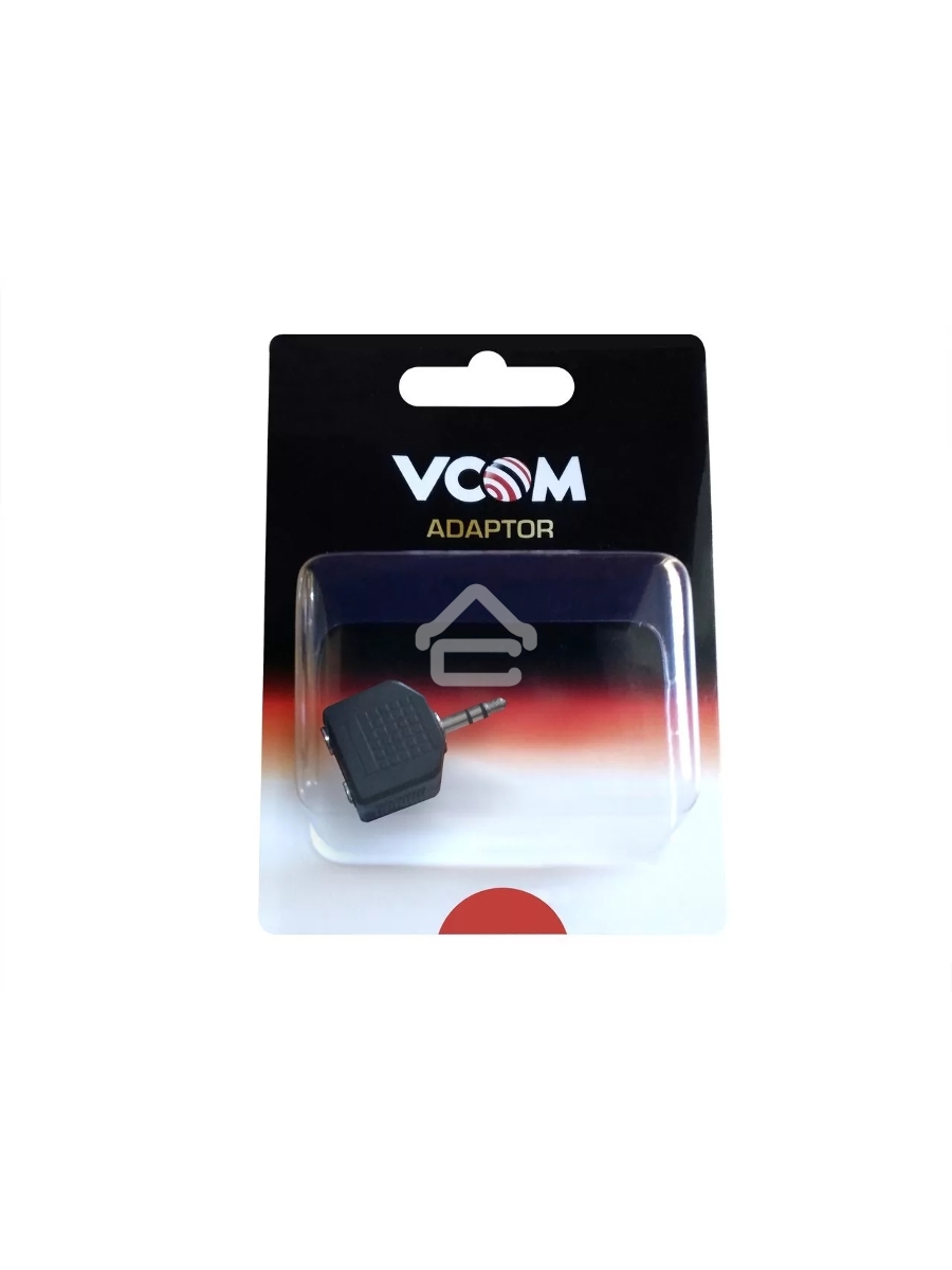 Переходник разветвитель аудио VCOM 3.5 Jack (M) - 2x3.5 Jack (F), стерео <VAD7847> 