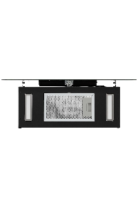 Вытяжка кухонная вертикальная Krona AURA 600 черный S