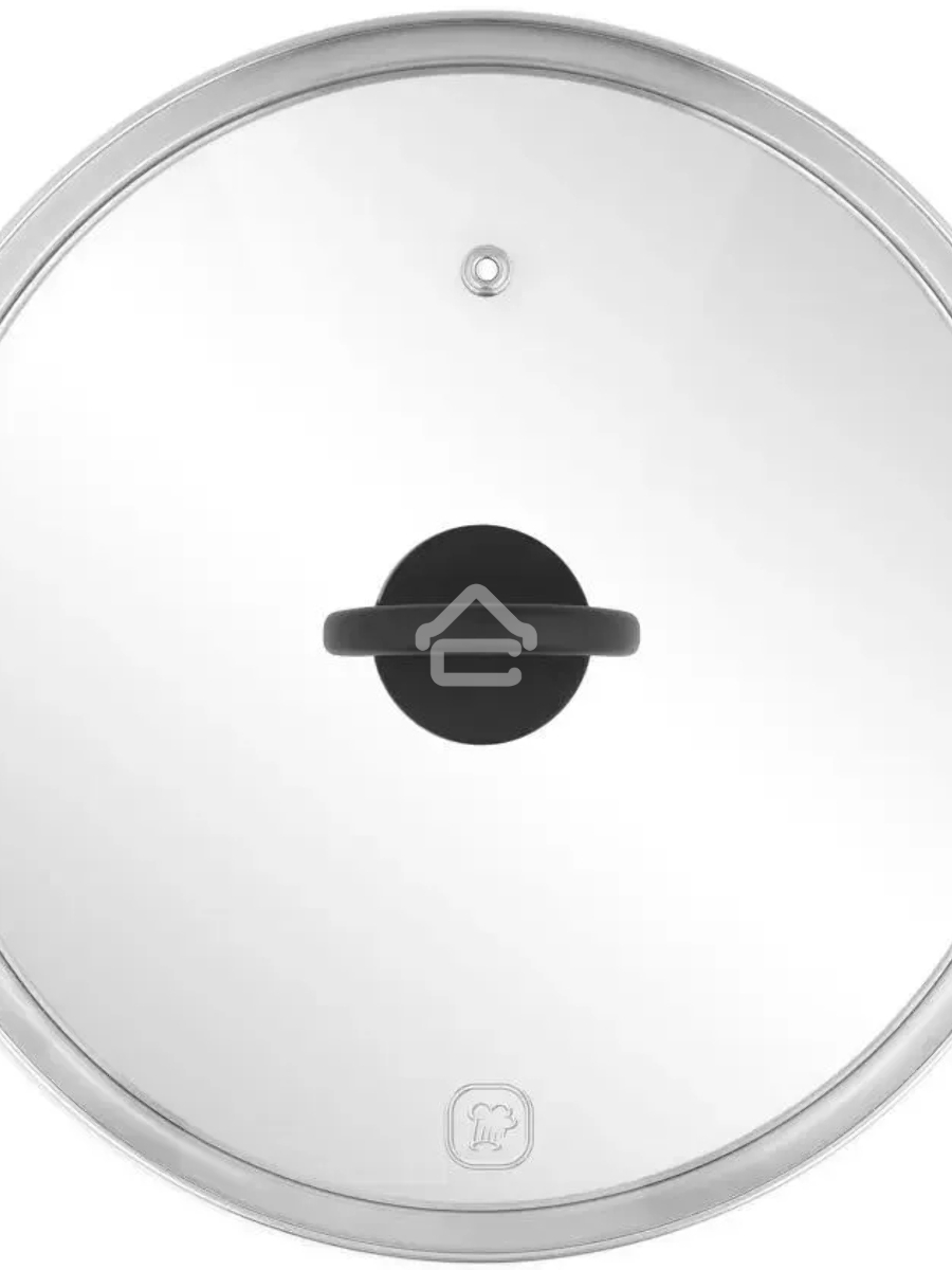 Крышка Rondell Handy RDA-1688 d=28см крыш.прозрачный руч.черная