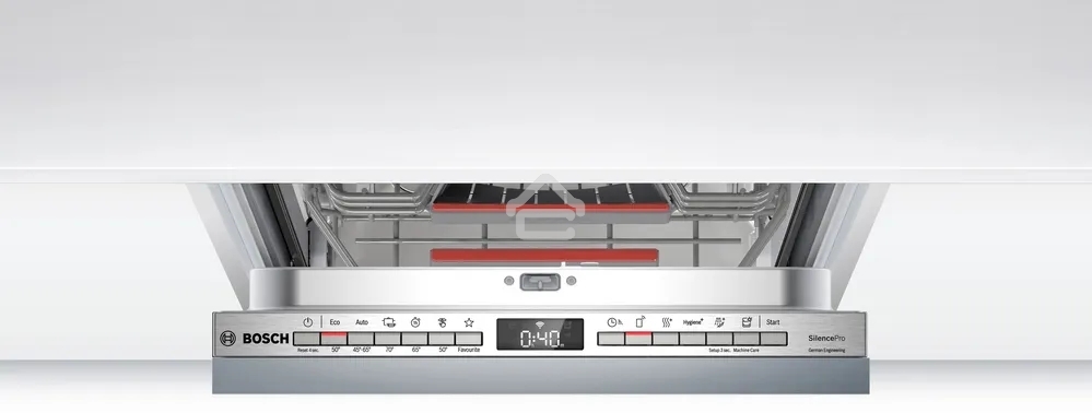 Встраиваемая посудомоечная машина Bosch SPV4HMX65Q, серебристый, 45 см, 10 компл., 45 дБ, класс A+