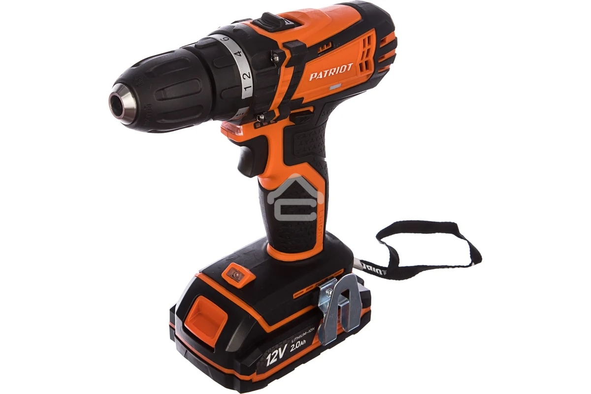 Дрель-шуруповерт аккумуляторная Patriot BR 111ES, Аккумуляторная, 12В, 2 АКБ, Кейс