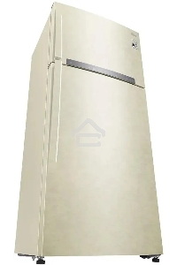 Холодильник LG GN-H702HEHL бежевый двухкамерный 376/155л морозилка сверху, Total No Frost