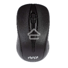 Мышь беспроводная HIPER HOMW-061 черный, 1000 dpi, радиоканал, USB, кнопки - 3
