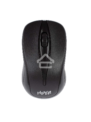 Мышь беспроводная HIPER HOMW-061 черный, 1000 dpi, радиоканал, USB, кнопки - 3