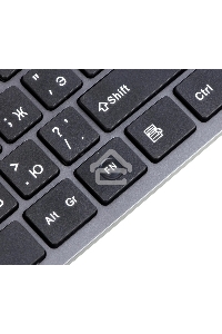 Клавиатура A4Tech  KV-300H серый/черный USB slim