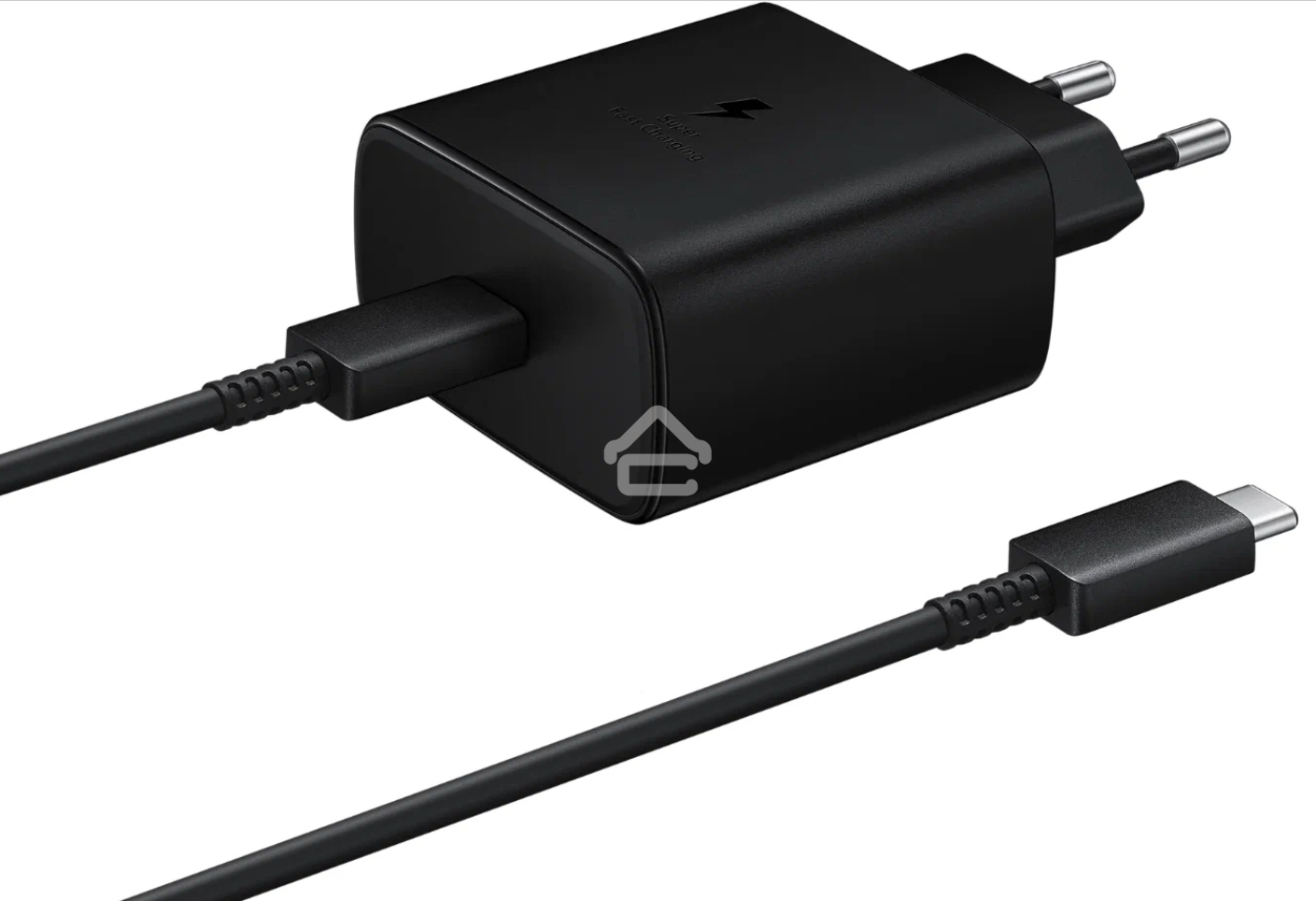Блок питания (сетевой адаптер) Amperin USB-А, USB-C (YDS-TC045-011) 45W, черный