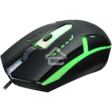 Мышь проводная Oklick 398G черный, 2400 dpi, USB, кнопки - 4