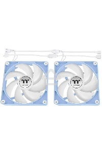 Комплект вентиляторов для корпуса Thermaltake CT120 ARGB (2 шт.) голубой, 120 мм, 2000 об/мин, 25.8 дБ, 4 pin