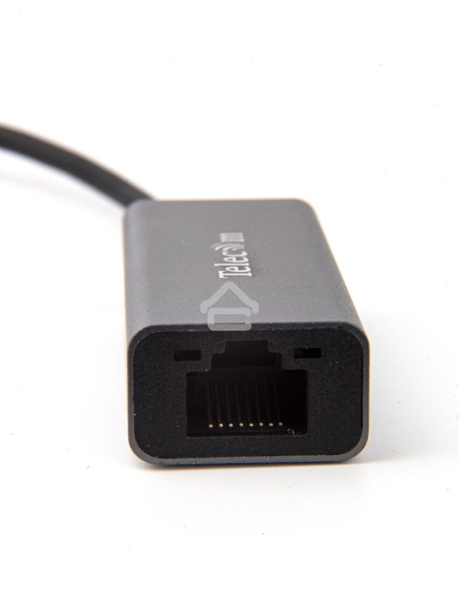 Кабель-переходник USB 3.0 (Am) --> LAN RJ-45 Ethernet 1000 Mbps, Aluminum Shell,Telecom <TU312M>