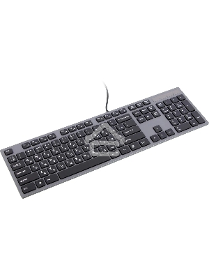 Клавиатура A4Tech KV-300H серый/черный USB slim