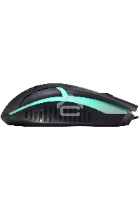 Мышь проводная Oklick 398G черный, 2400 dpi, USB, кнопки - 4
