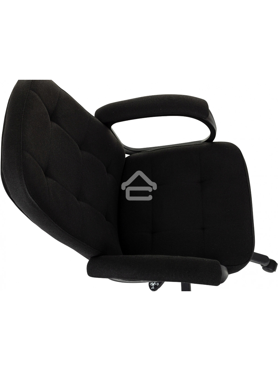 Кресло руководителя Бюрократ CH 002 Fabric 3C11 черный, крестов. пластик