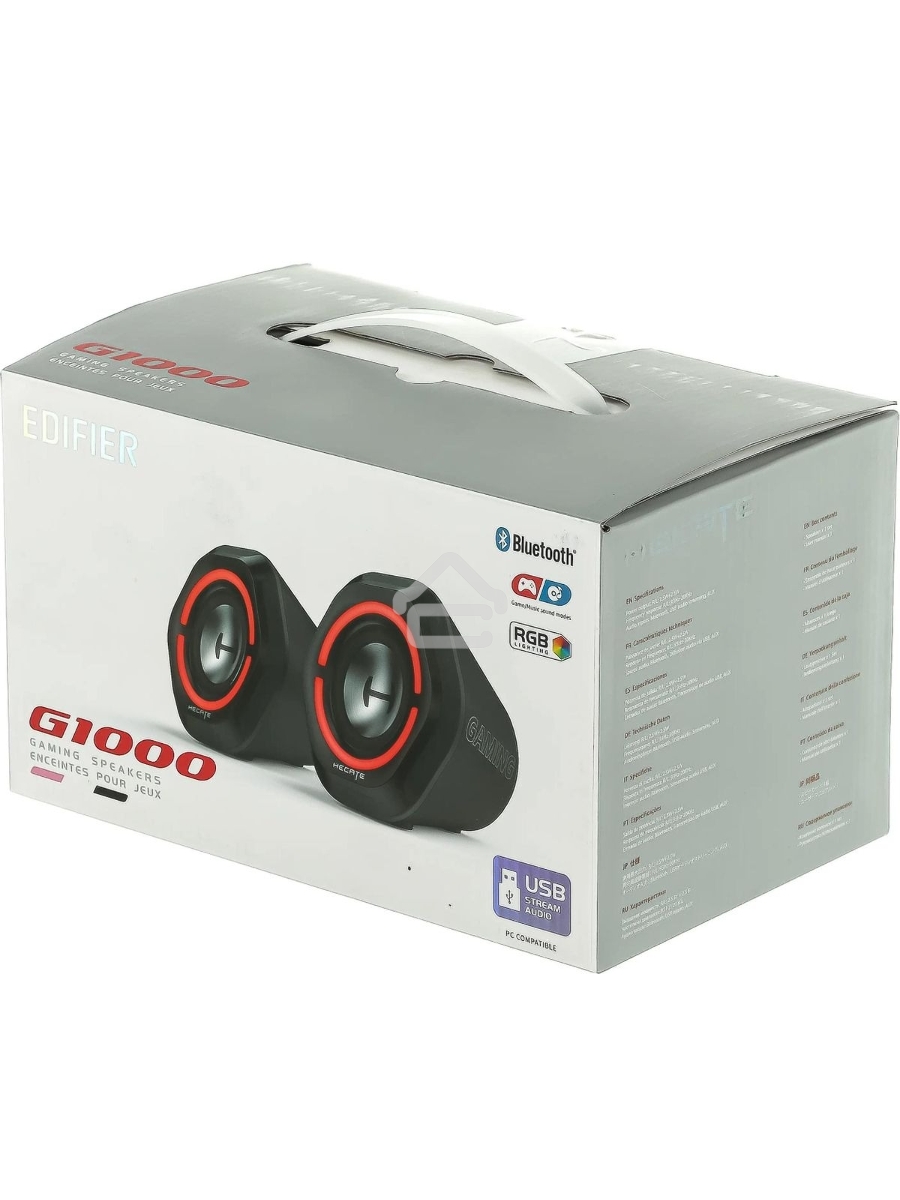 Колонки Edifier G1000 2.0 черный 10Вт BT