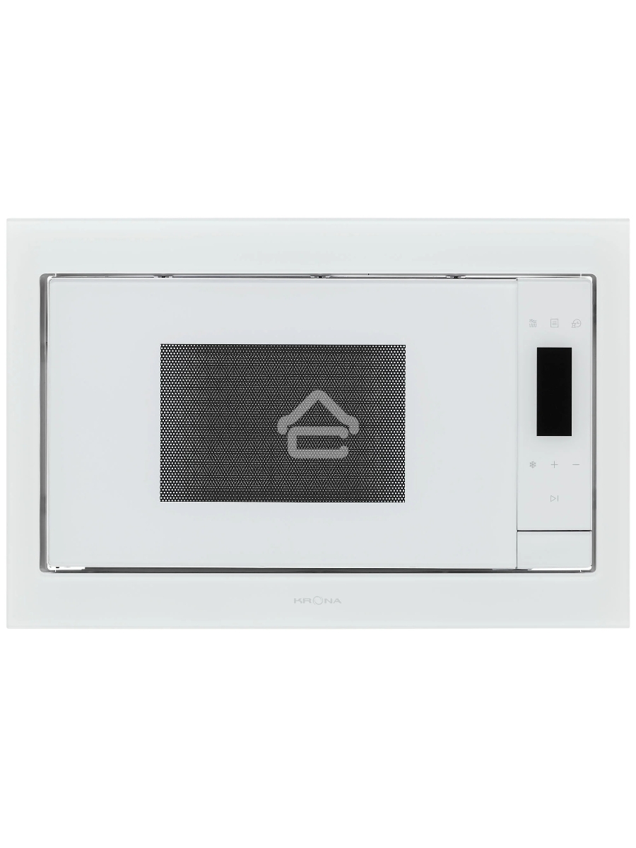 Микроволновая печь встраиваемая Krona ESSEN 60 WH DOTS белый, 31 л, 1000 Вт, переключатели - сенсор