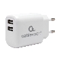 Зарядное устройство Cablexpert MP3A-PC-58, 10.5Вт, 2.1А, 2хUSB, белый, пакет